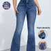High Elasticity non-denim Printed Leggings Women’s High Waist Slim Leggings Gym Trainning wide leg Fashion leggings casual wear